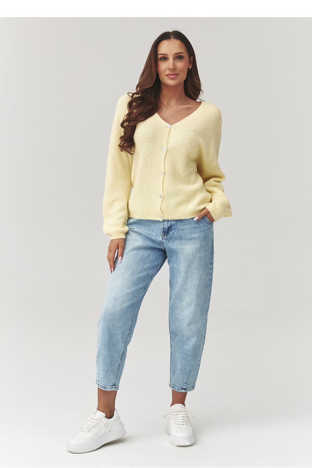 Cardigan model 223254 Makadamia - Miniatura 2