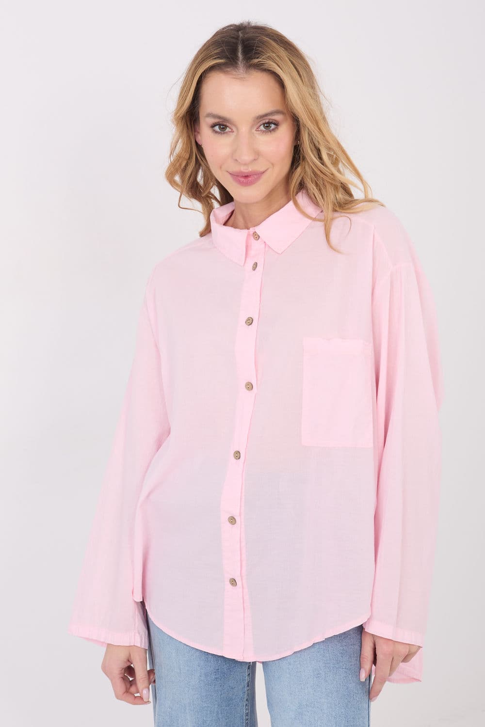 Camicia a manica lunga model 223317 Factory Price