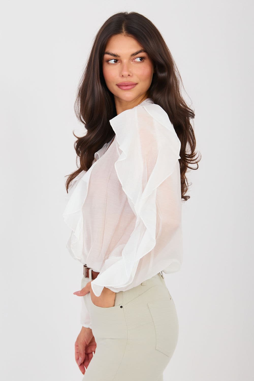 Camicia a manica lunga  model 224144 Factory Price - Miniatura 2
