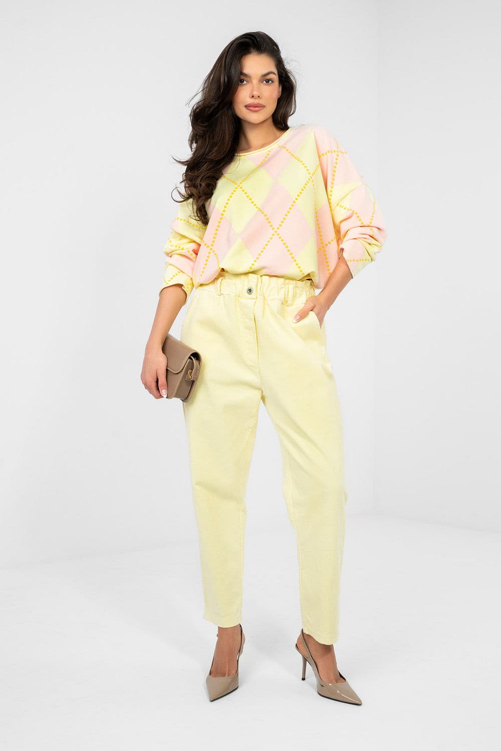 Pantaloni in velluto model 224840 Italy Moda - Miniatura 2