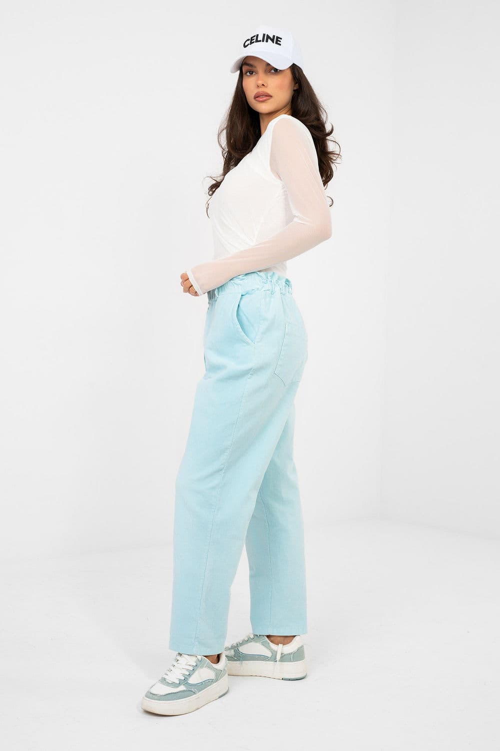 Pantaloni in velluto model 224842 Italy Moda - Miniatura 3