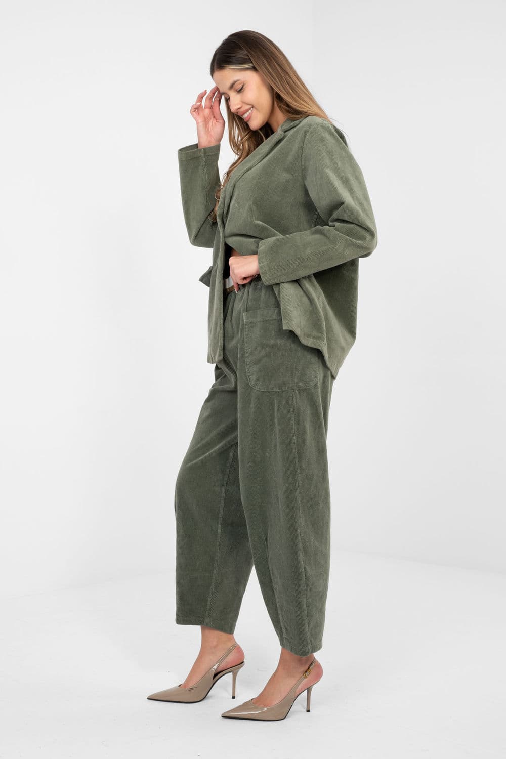 Pantaloni in velluto model 225094 Rue Paris - Miniatura 2