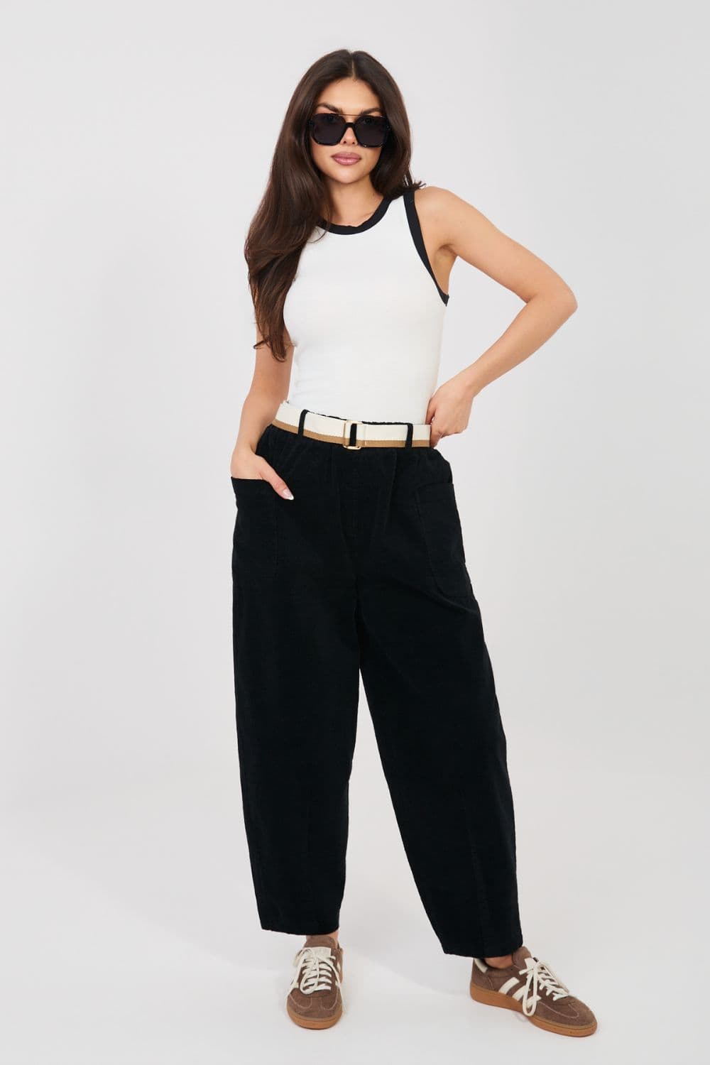 Pantaloni in velluto model 225098 Rue Paris - Miniatura 3