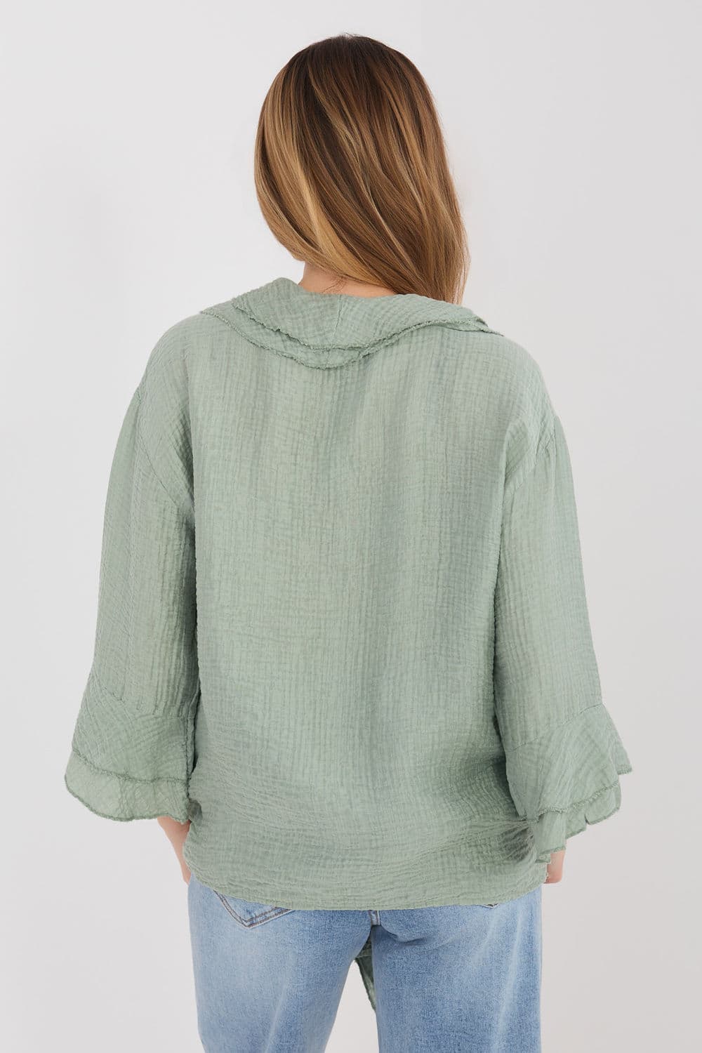Camicia a manica lunga  model 225521 Italy Moda - Miniatura 3