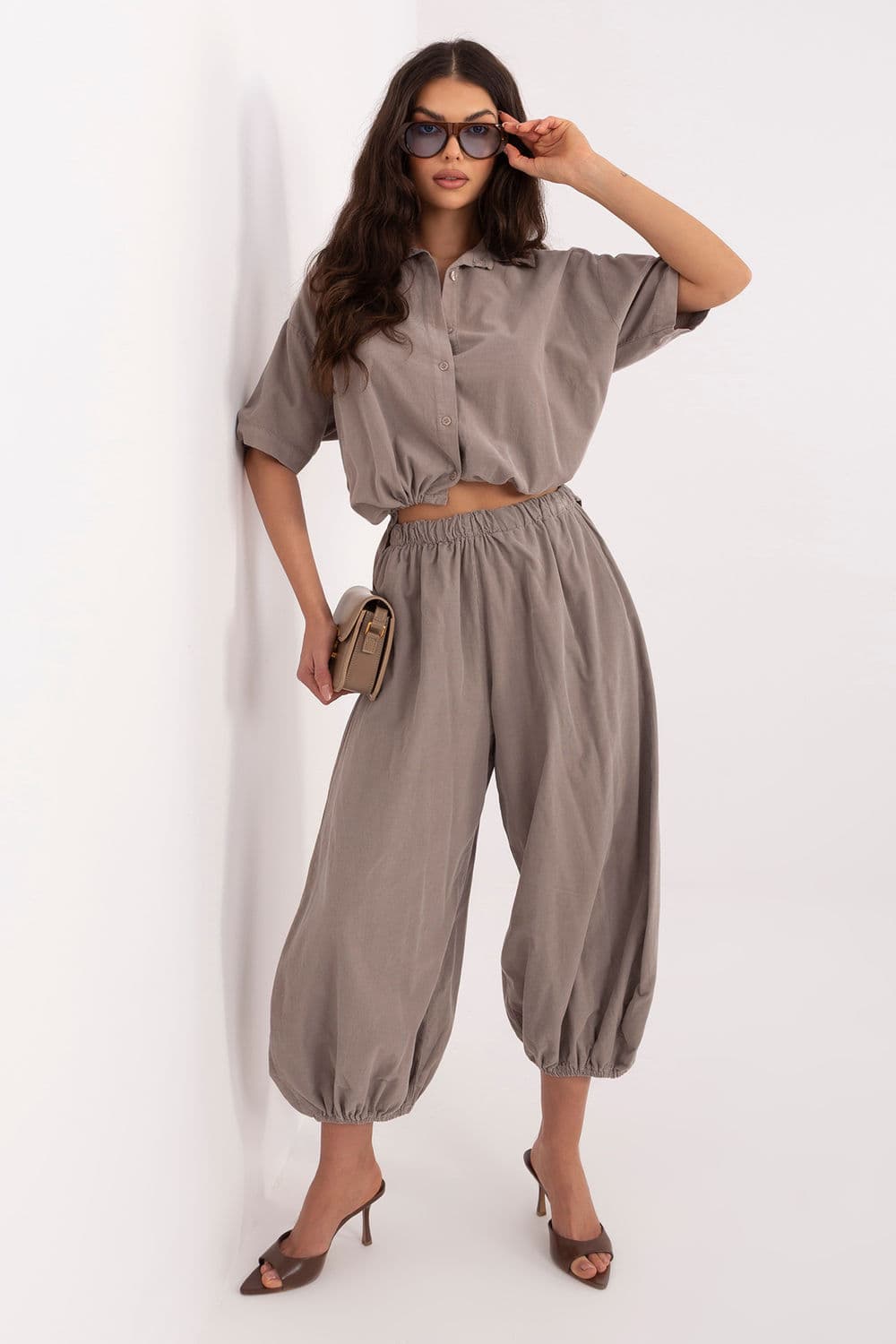Camicia a manica corta model 226016 Italy Moda - Miniatura 2