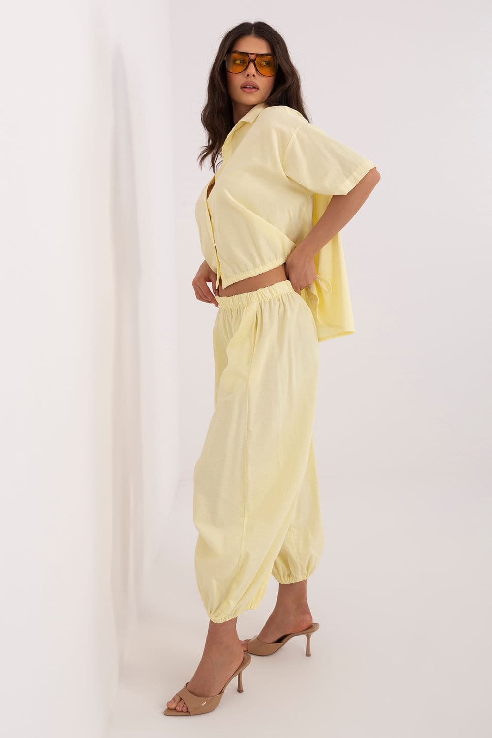 Pantaloni in velluto model 226226 Italy Moda - Miniatura 2