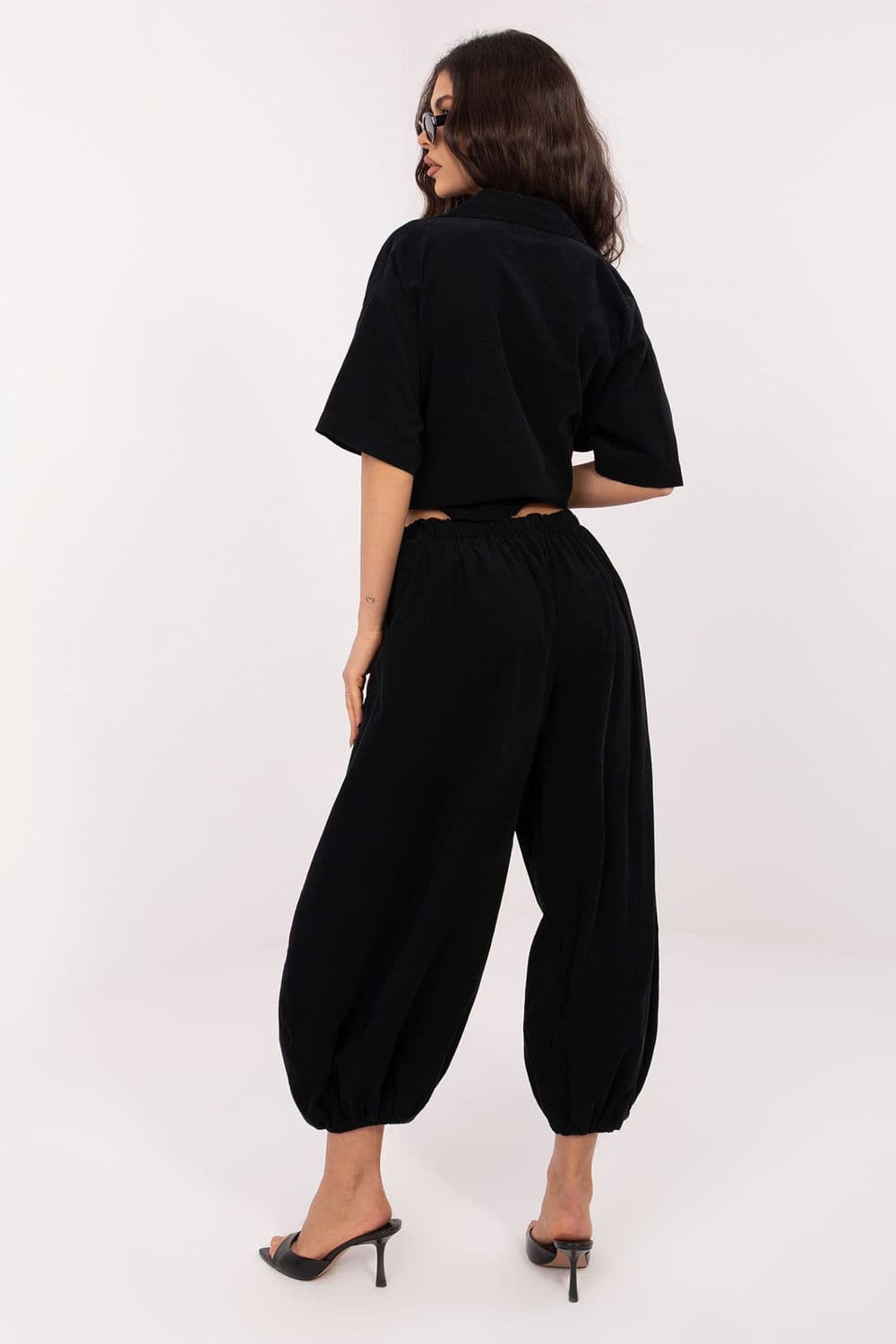 Pantaloni in velluto model 226229 Italy Moda - Miniatura 3