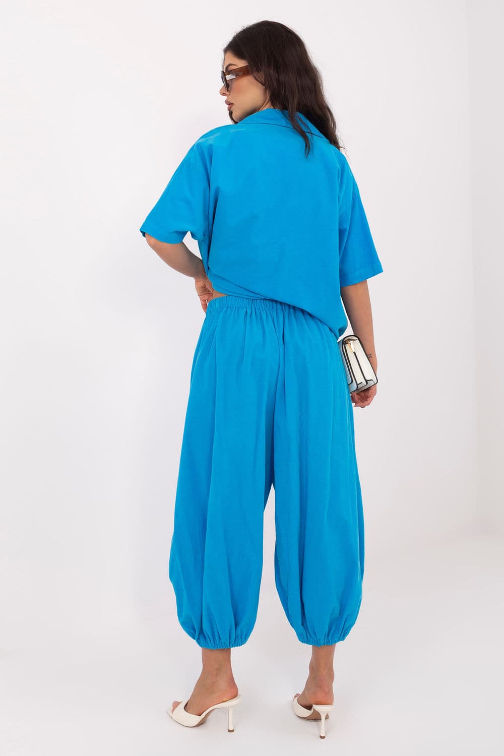 Pantaloni in velluto model 226231 Italy Moda - Miniatura 3