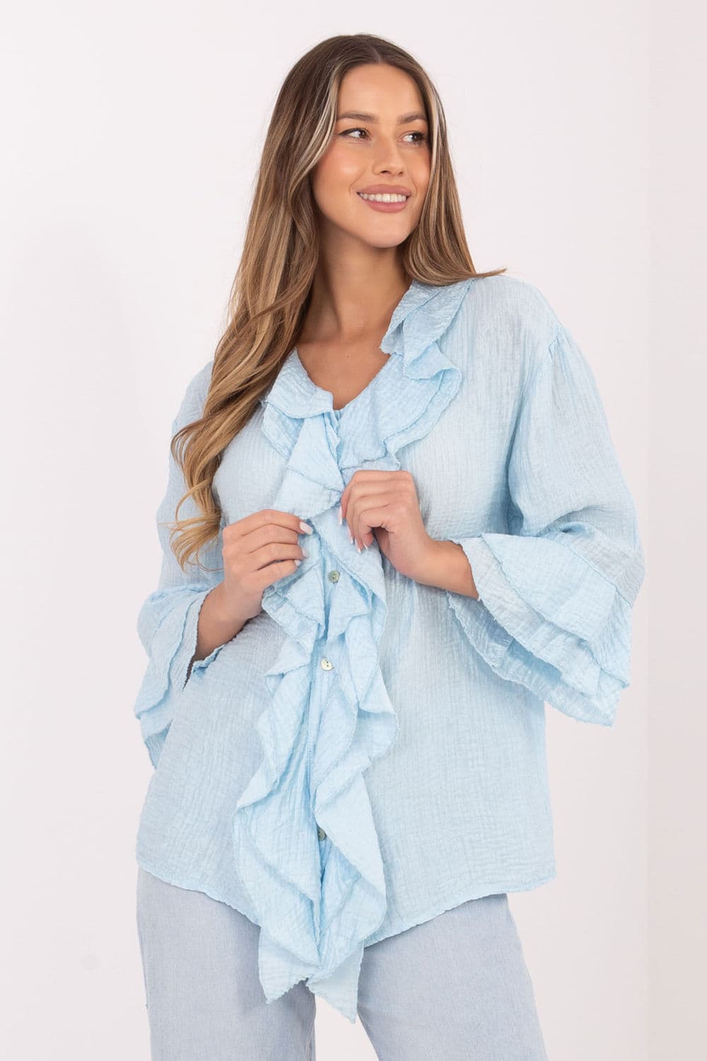 Camicia a manica lunga model 226239 Italy Moda