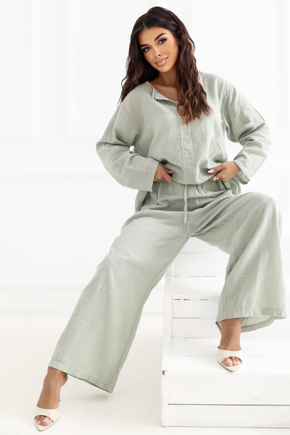 Pantaloni da donna model 226445 Italy Moda - Miniatura 4