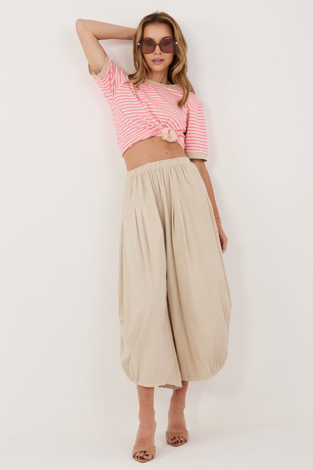 Pantaloni in velluto model 226450 Italy Moda - Miniatura 2