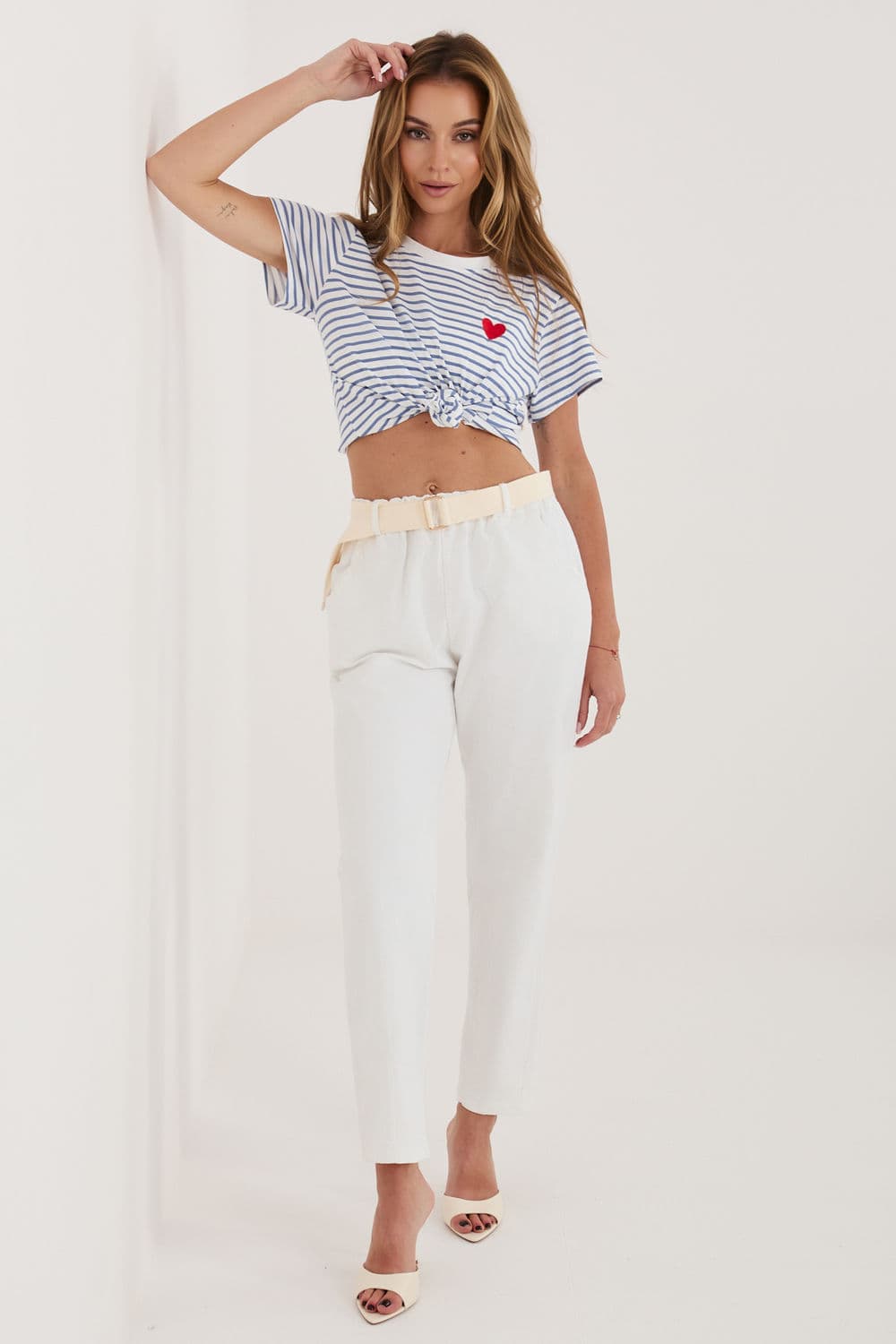 Pantaloni in velluto model 226457 Italy Moda - Miniatura 2