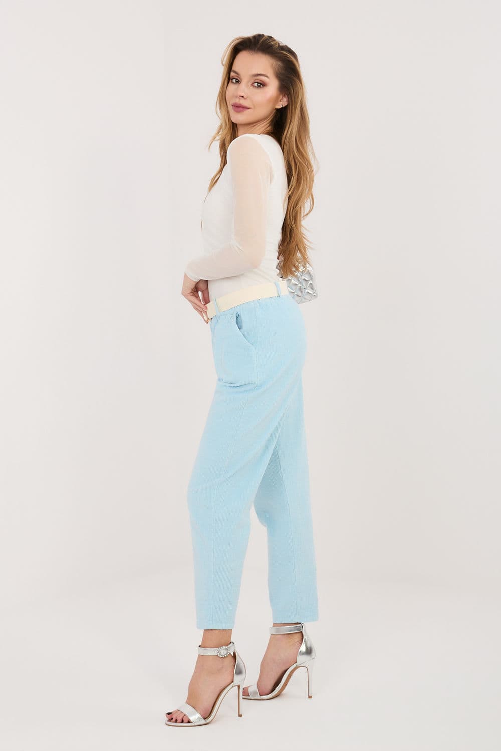 Pantaloni in velluto model 226482 Italy Moda - Miniatura 3