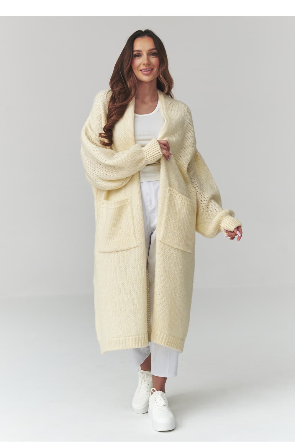Cardigan model 226876 Makadamia - Miniatura 2