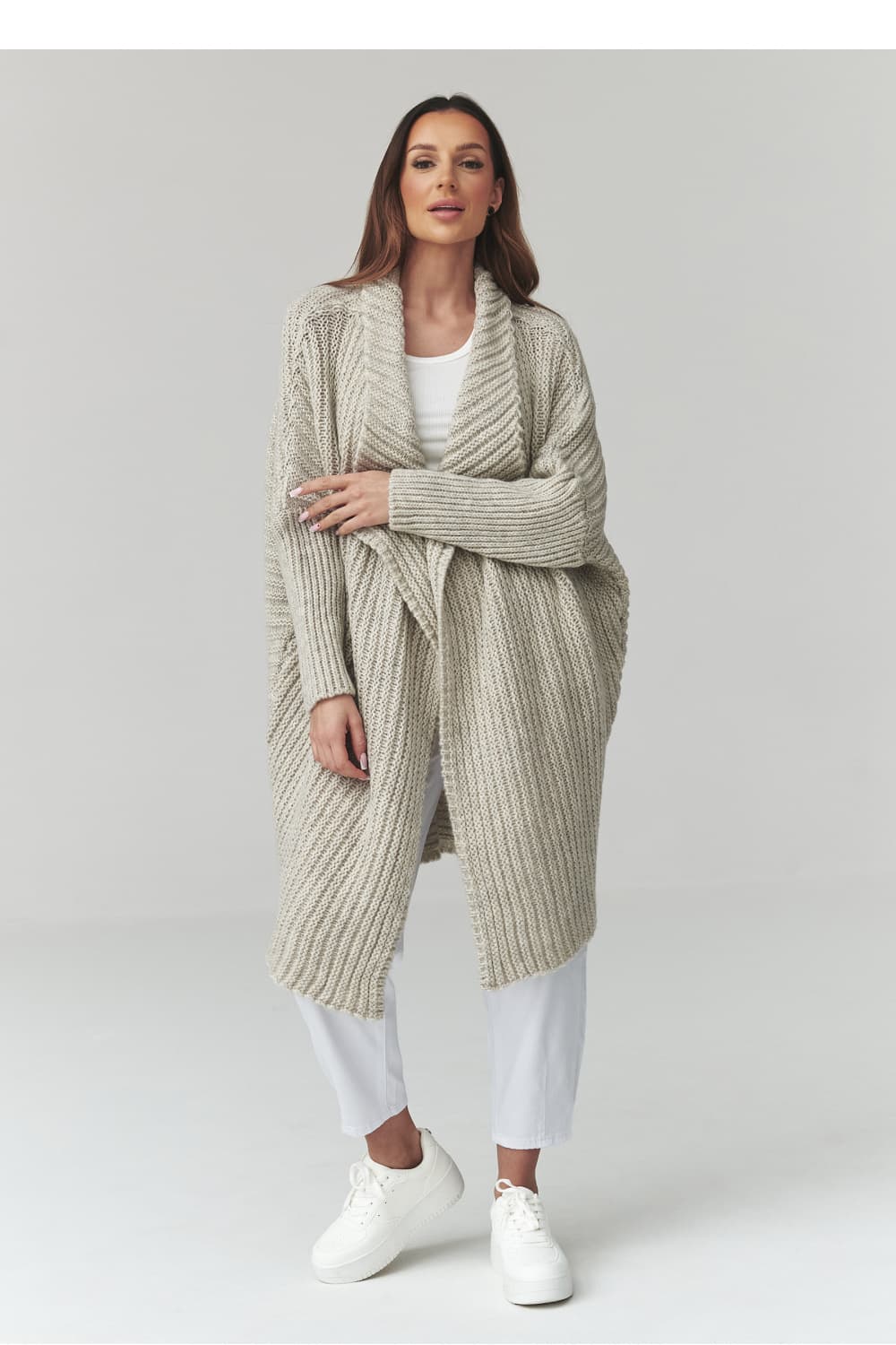 Cardigan model 226880 Makadamia - Miniatura 2