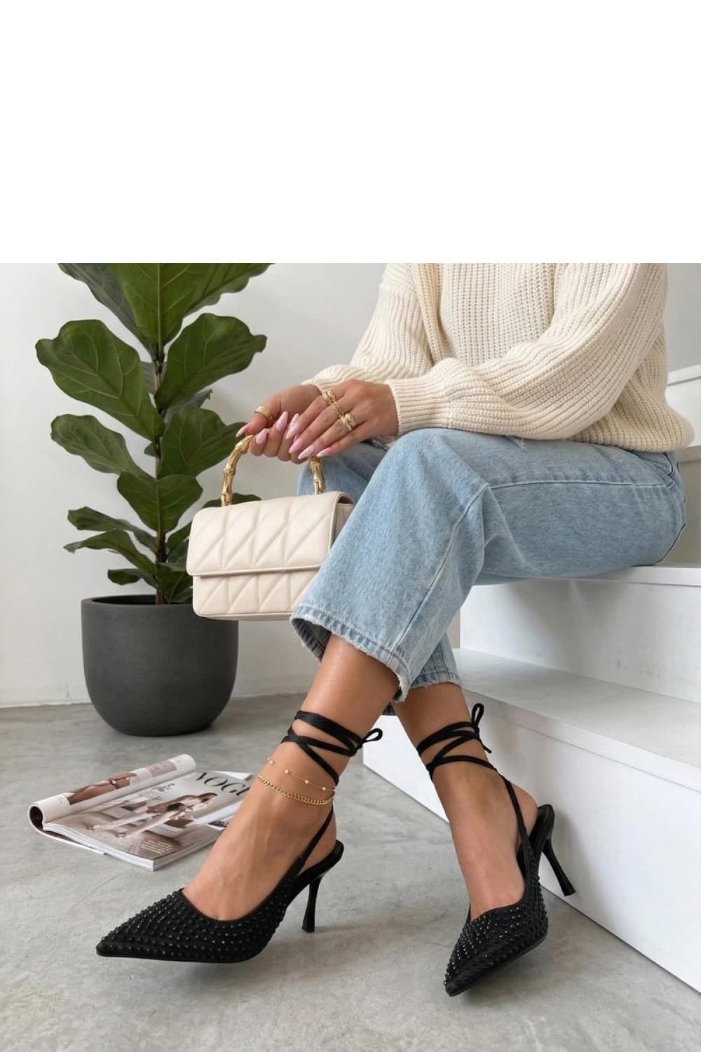 Scarpe con tacco con lacci model 227285 Solea
