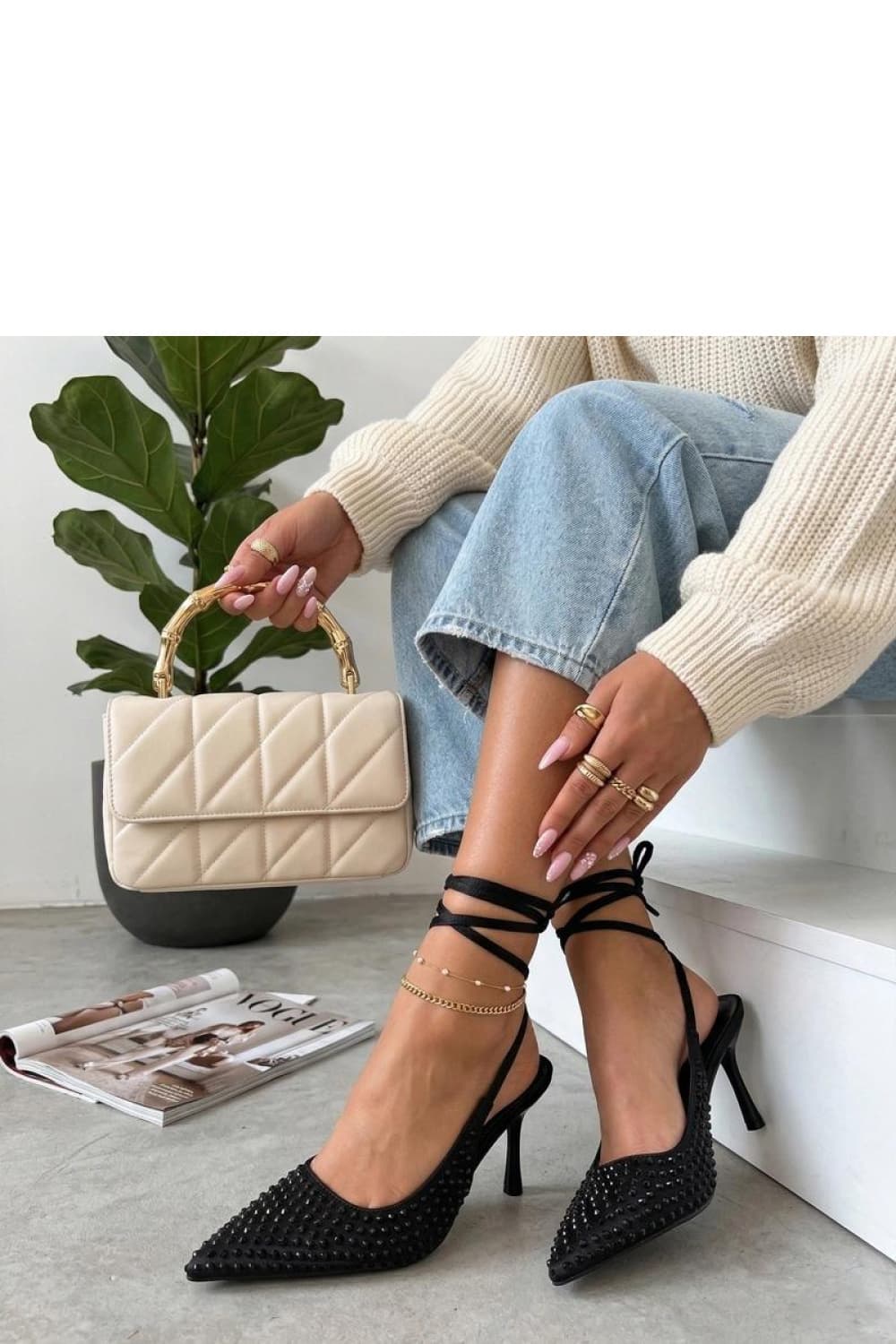 Scarpe con tacco con lacci model 227285 Solea - Miniatura 2