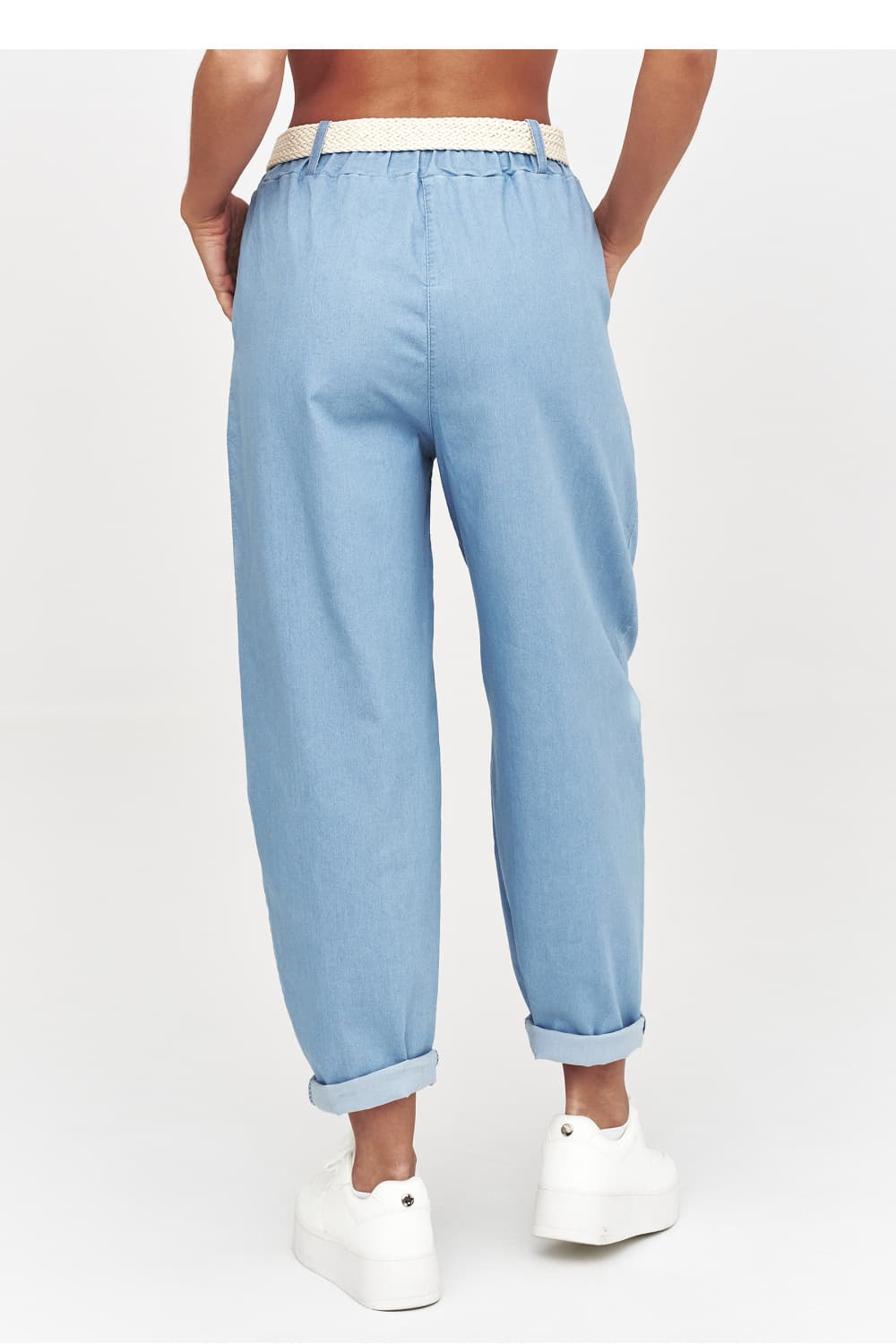 Pantaloni da donna model 228293 Makadamia - Miniatura 3