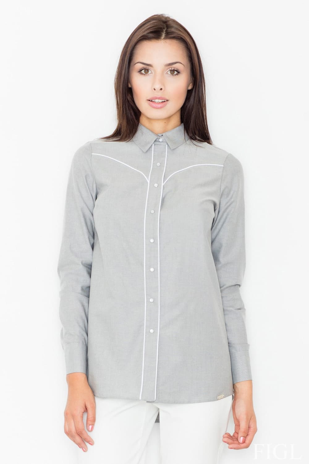Camicia a manica lunga  model 61516 Figl