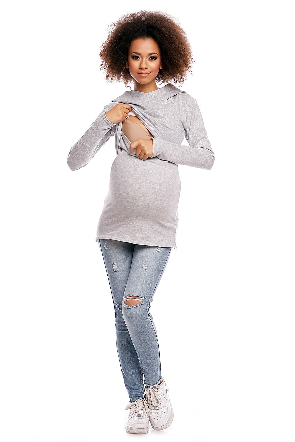 Felpa premaman model 84459 PeeKaBoo - Miniatura 2