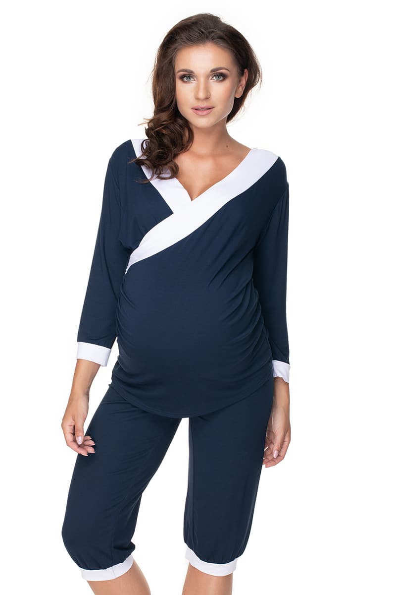 Pigiama da gravidanza model 138236 PeeKaBoo