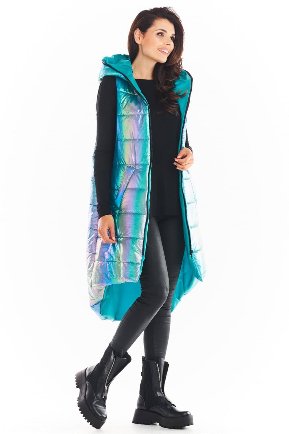 Gilet model 149752 awama - Miniatura 3