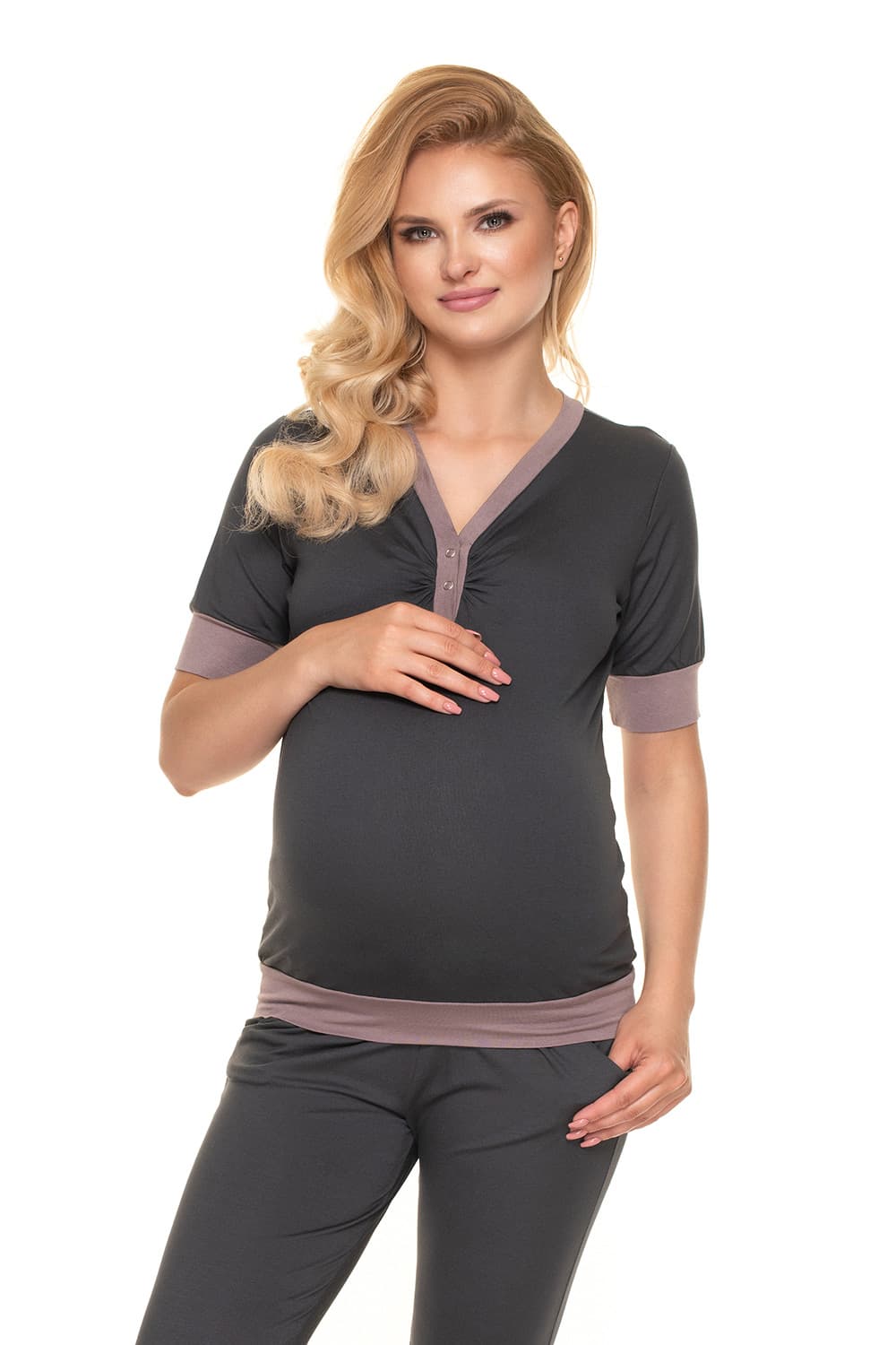 Pigiama da gravidanza model 157826 PeeKaBoo