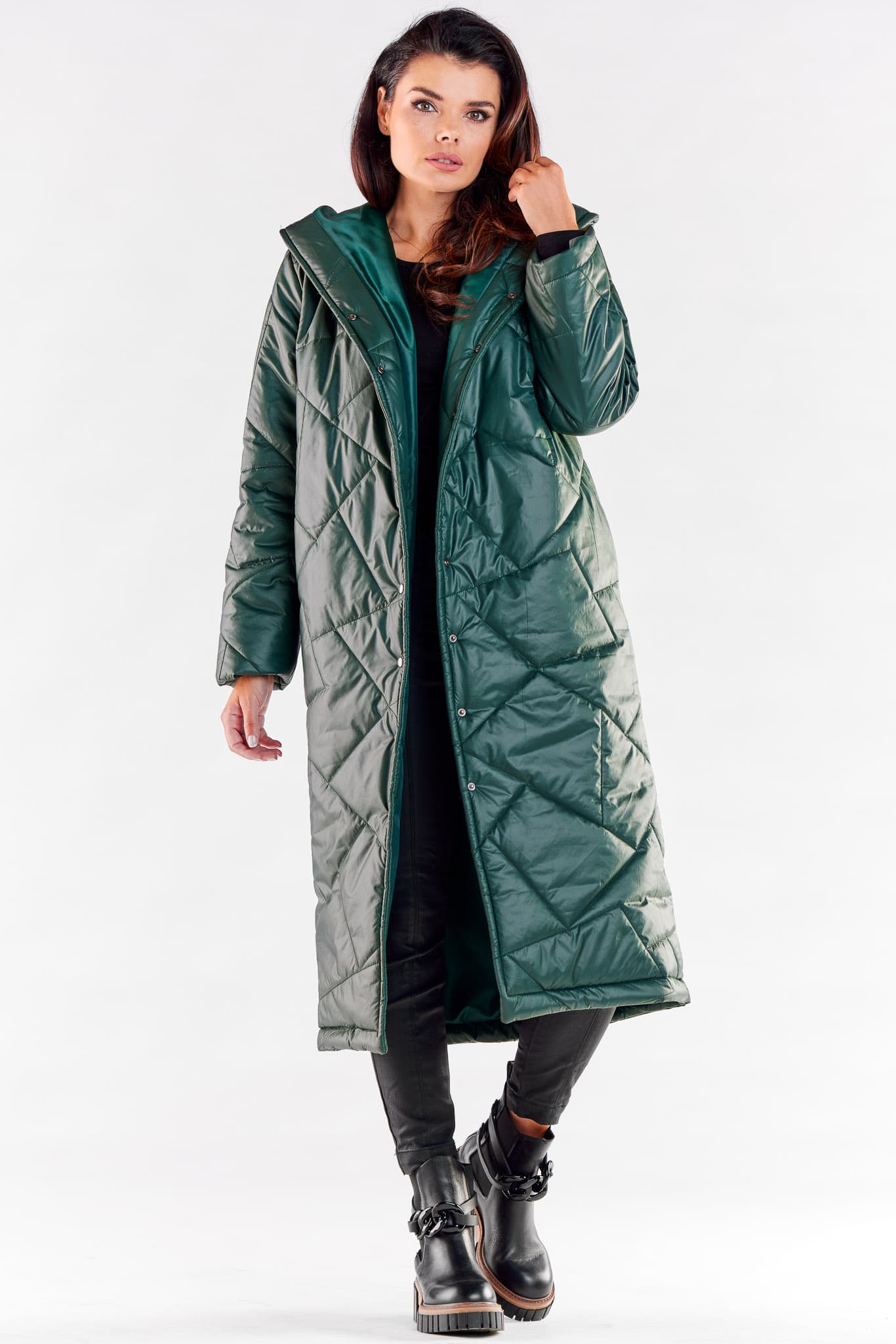 Cappotto model 173877 awama - Miniatura 2