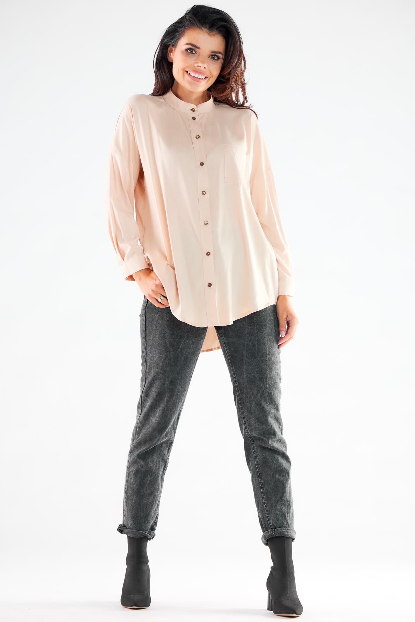 Camicia a manica lunga  model 173924 awama - Miniatura 2