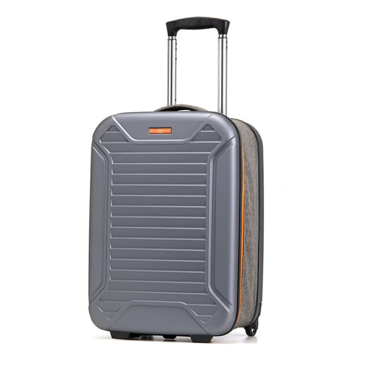 28 inch Foldable Portable Trolley Luggage Suitcase(Orange)