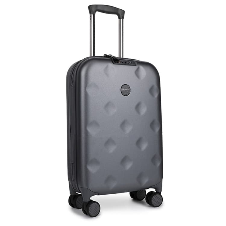28 inch Foldable Portable Universal Wheel Trolley Luggage Suitcase, with TSA Combination Lock(Grey)