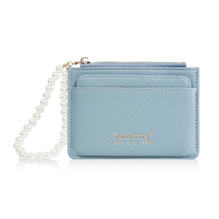 Baellerry N8356 Women Card Holder Multi Card Slot Coin Purse(Blue)