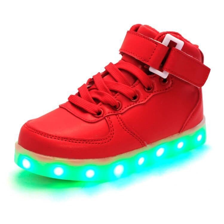 Scarpe sportive luminose LED ricaricabili per bambini