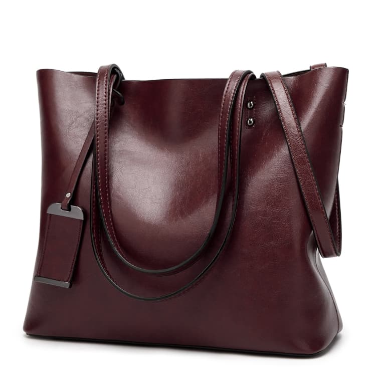 Fashion PU Leather Ladies HandBags Women Messenger Bags Crossbody Shoulder Bag(Coffee)