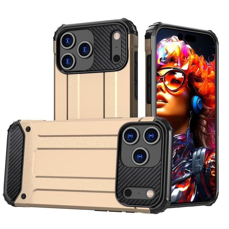 For iPhone 17 Pro Magic Armor TPU Phone Case(Gold)