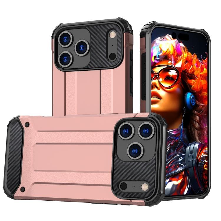 For iPhone 17 Pro Magic Armor TPU Phone Case(Rose Gold)
