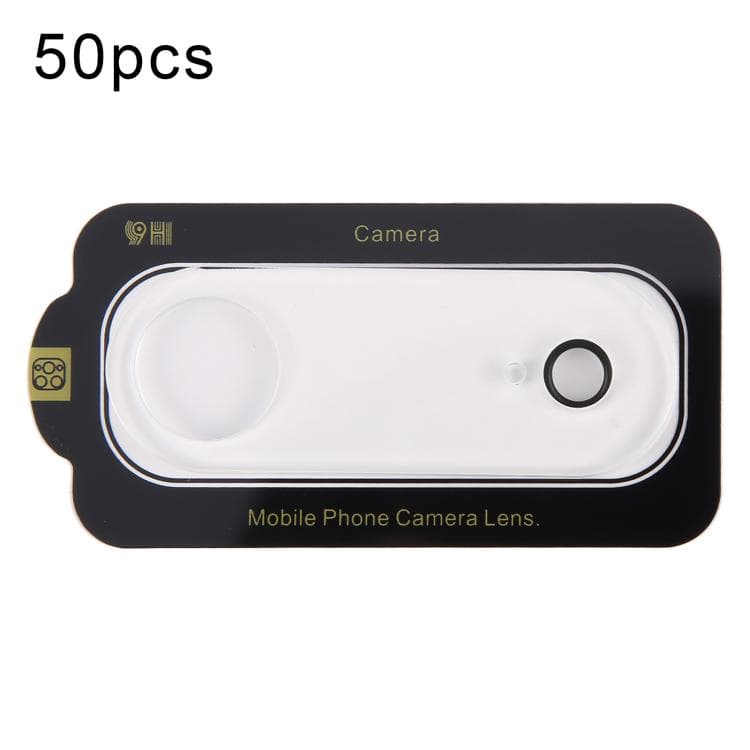 For iPhone Air 50pcs Silk Printed Large Arc Tempered Glass Back Camera Film