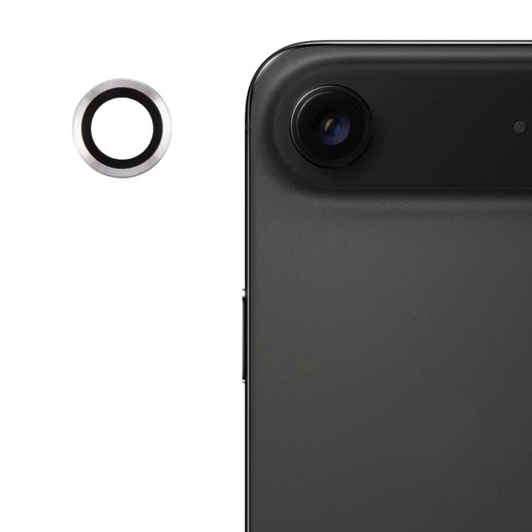 For iPhone Air Back Camera Cover 9H Tempered Glass Lens Film(Silver)