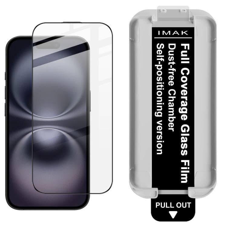 For iPhone Air imak Dust-free Chamber Locator Full Coverage Tempered Glass Film