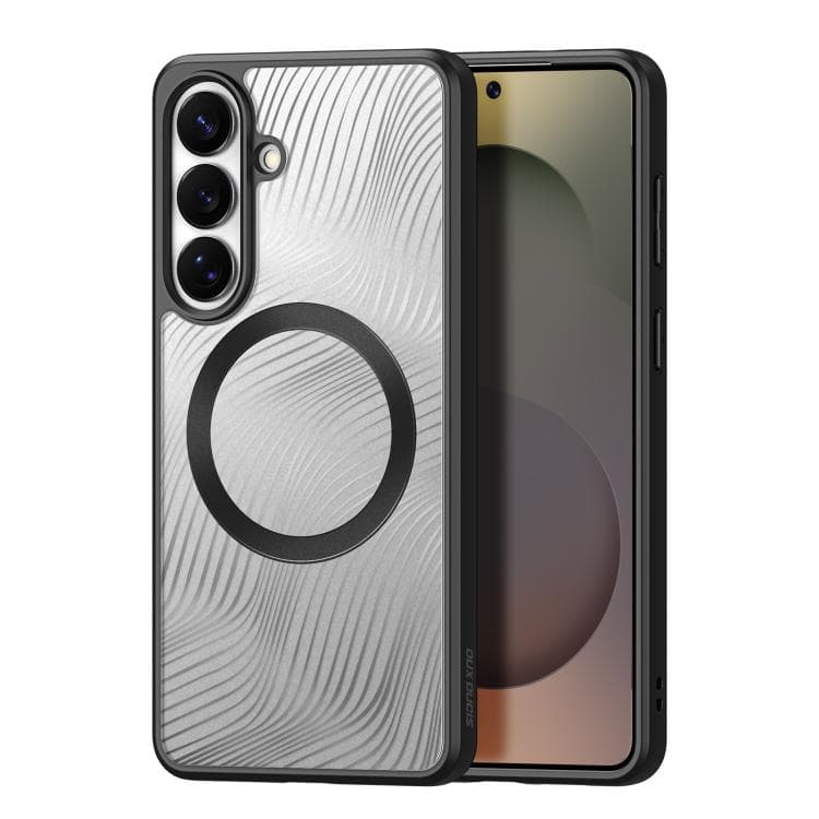 For Samsung Galaxy S26 5G DUX DUCIS Aimo Mag Series TPU + PC MagSafe Frosted Feel Phone Case(Black)