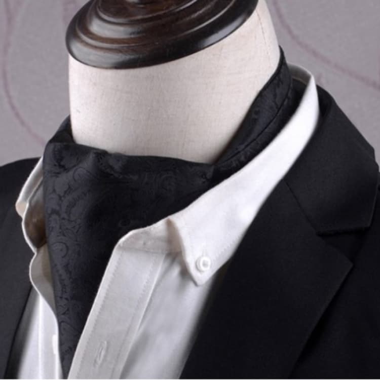 Gentleman's Style Polyester Jacquard Men's Trendy Scarf Fashion Dress Suit Shirt British Style Scarf(L236)