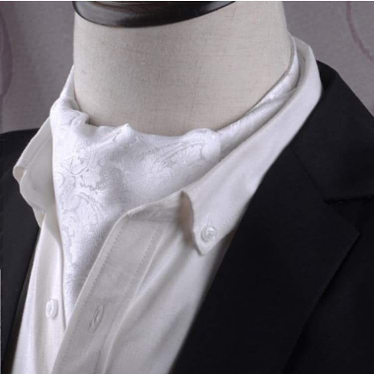 Gentleman's Style Polyester Jacquard Men's Trendy Scarf Fashion Dress Suit Shirt British Style Scarf(L242)