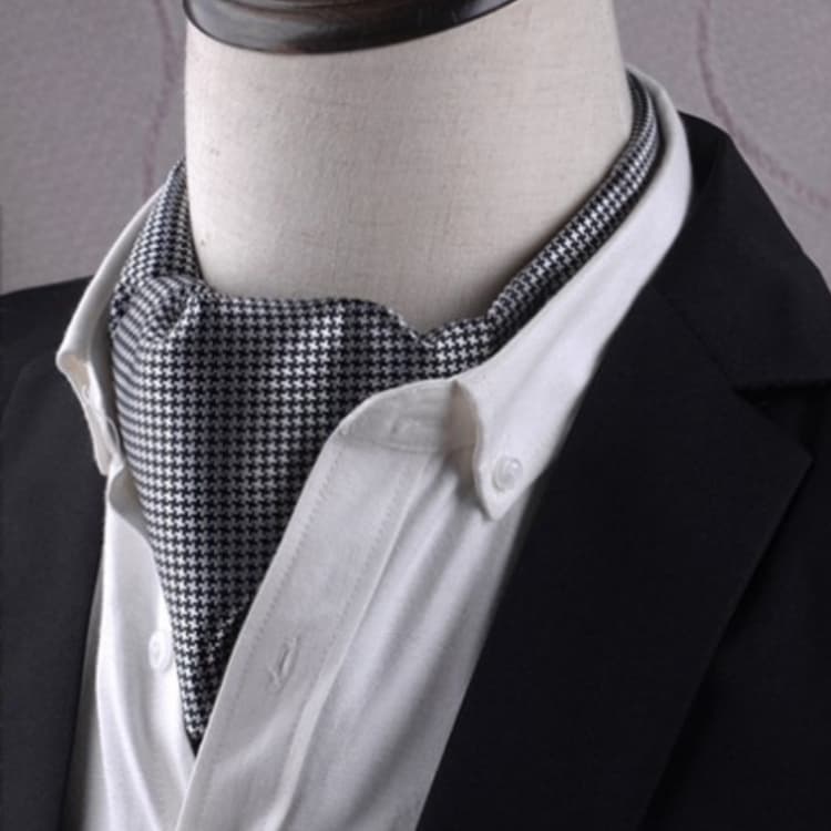 Gentleman's Style Polyester Jacquard Men's Trendy Scarf Fashion Dress Suit Shirt British Style Scarf(L249)