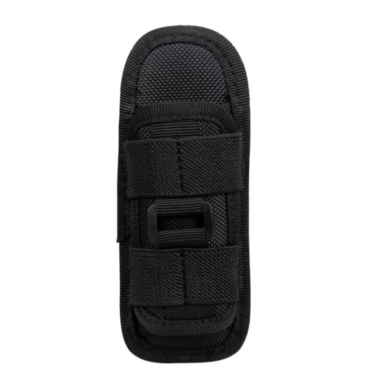 H-133 Outdoor 360 Degree Rotation Nylon Flashlights Sleeve Waist Bag(Black)