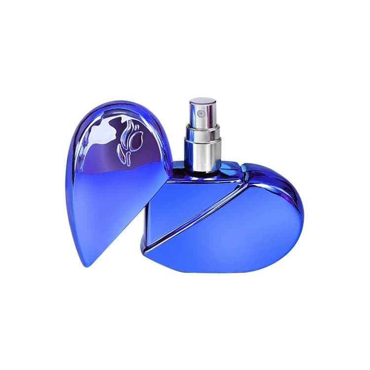 Heart-shaped Spray Perfume Bottle(Sapphire)