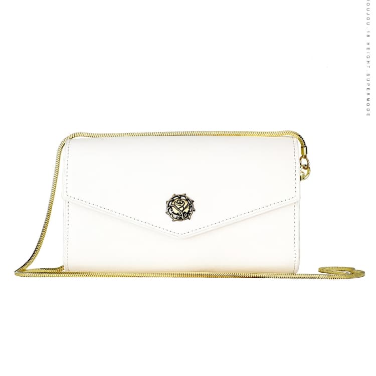 Ladies Fashion One-shoulder Simple Cowhide Messenger Bag(Black)