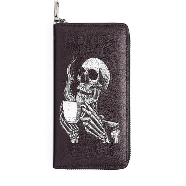 Ladies Long Casual Hand Clutch Bag Multi Card Position Zipper Phone Pouch, Model: W15840-1
