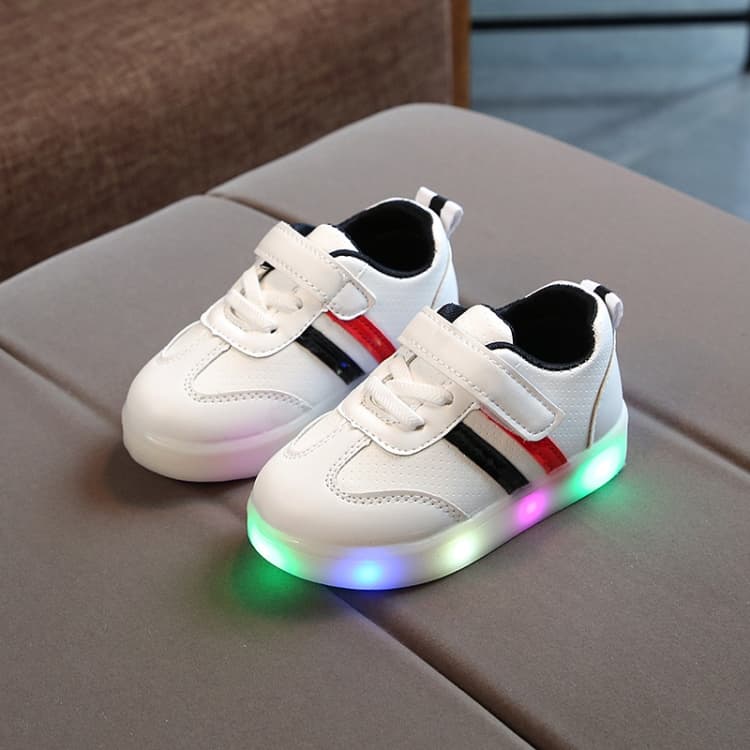 LED Light Up Casual Shoes Children Flat Board Shoes