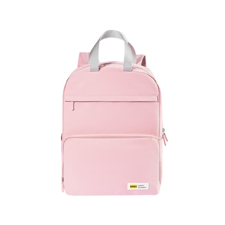 Lightweight Folding Backpack Simple Large Capacity Travel Backpack Cute Casual School Bag(Pink)