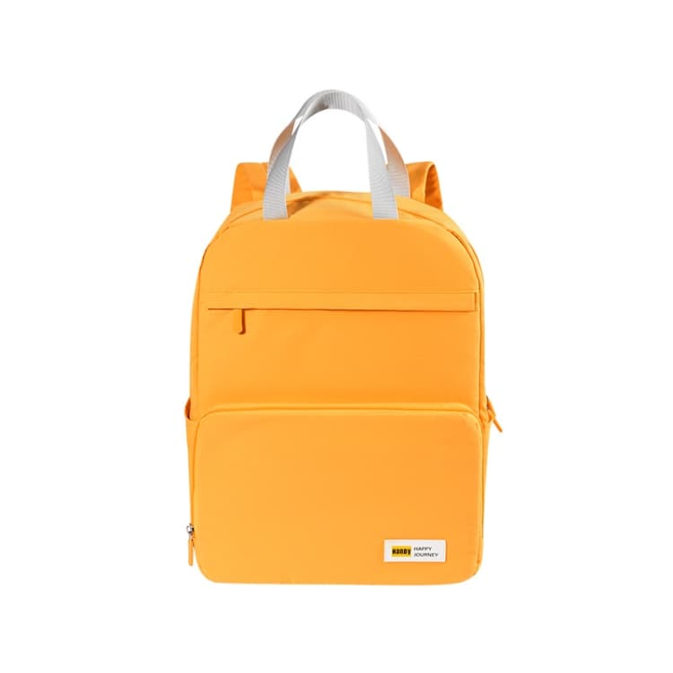 Lightweight Folding Backpack Simple Large Capacity Travel Backpack Cute Casual School Bag(Yellow)
